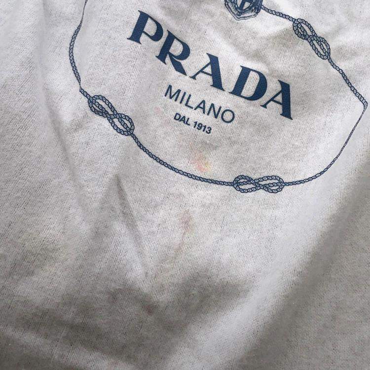 Pre Owned Prada Gold/Brown Nylon Backpack 