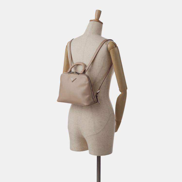 Pre Owned Prada Saffiano Lux Promenade Backpack