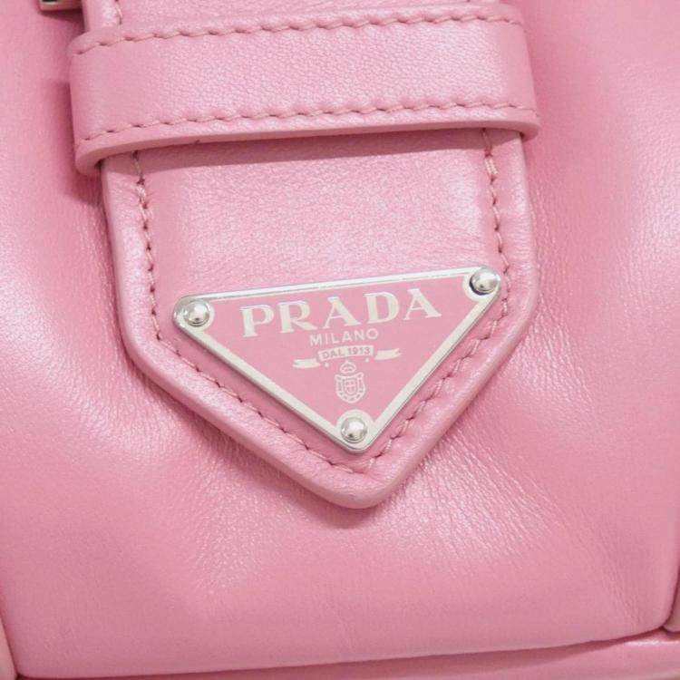 Pre Owned Prada Nappa leather Handbag