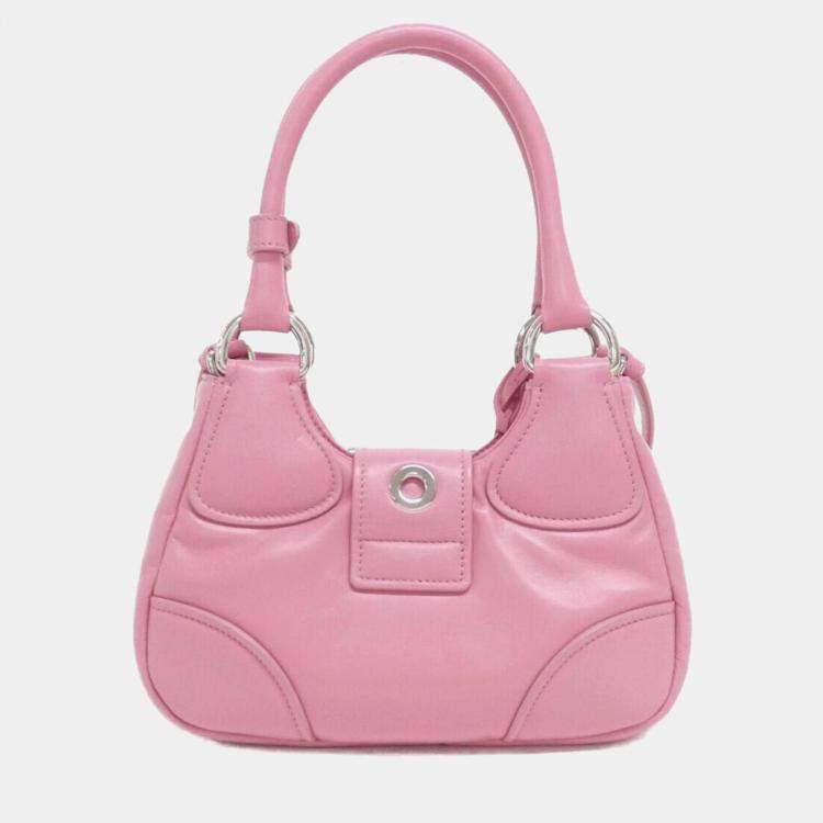 Pre Owned Prada Nappa leather Handbag