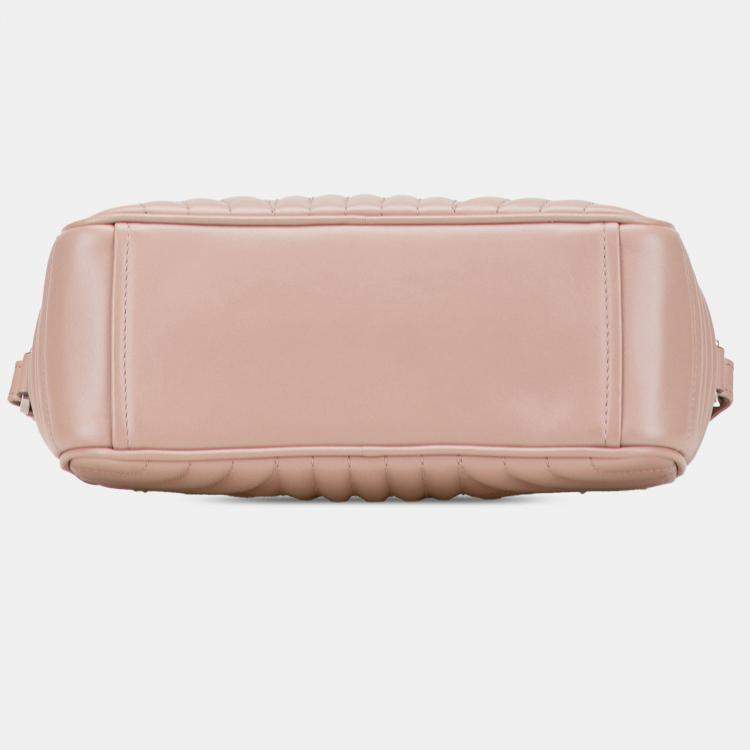 Pre Owned Prada Beige Brown Soft Calf Diagramme Crossbody