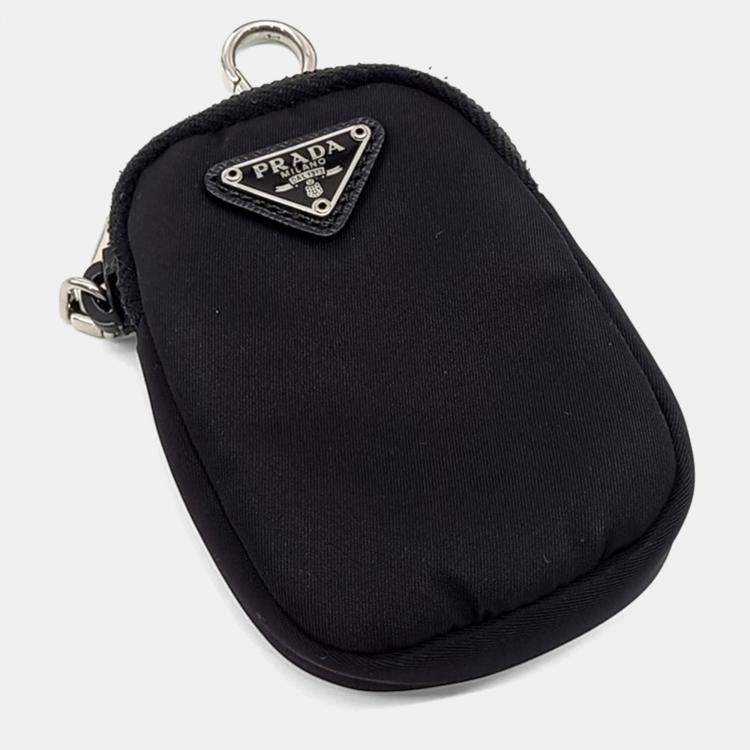 Pre Owned Prada Black Nylon Re-Nylon Crossbody Bag