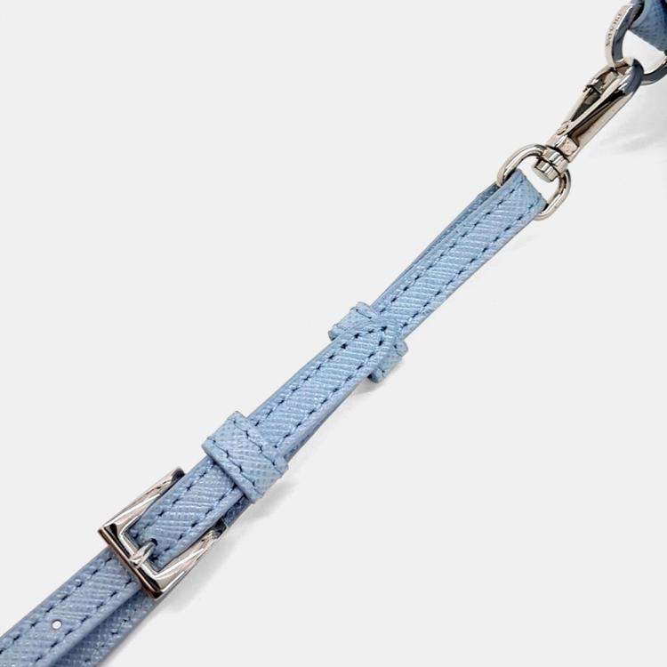 Pre Owned Prada Blue Nylon Re-Nylon Bucket Pouch