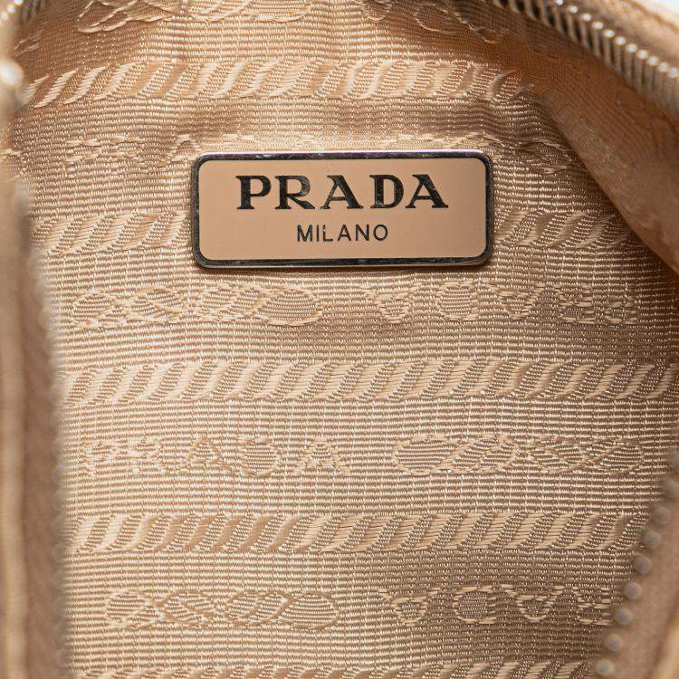 Pre Owned Prada Brown Re Nylon Re Edition 2005 Satchel