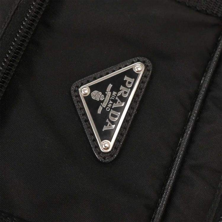 Pre Owned Prada Black Nylon Handbag