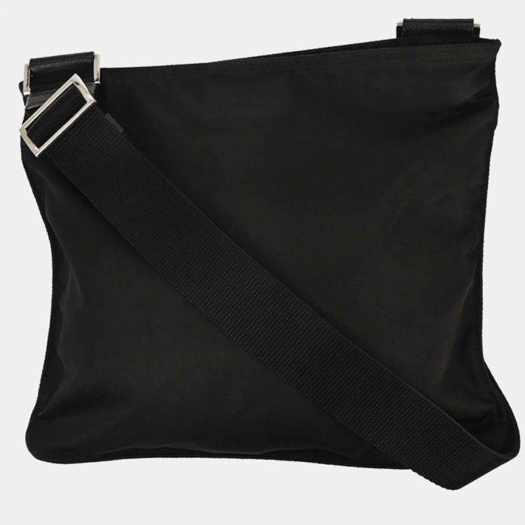 Pre Owned Prada Black Nylon Shoulder Bag