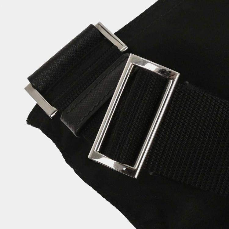 Pre Owned Prada Black Nylon Shoulder Bag