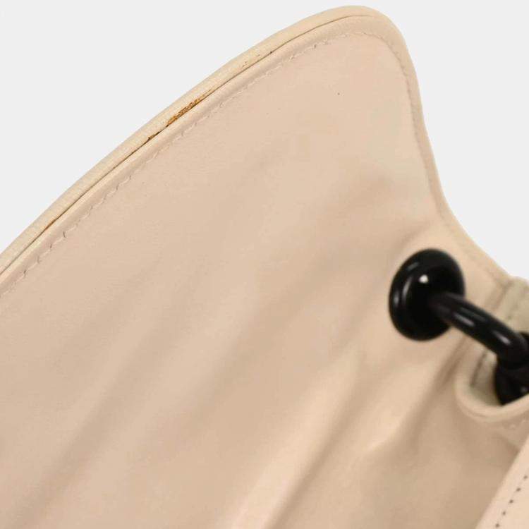 Pre Owned Prada White Leather Handbag