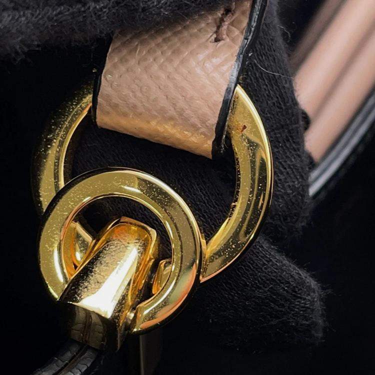 Pre Owned Prada Panier 2Wayhandbag Pink/Black Leather