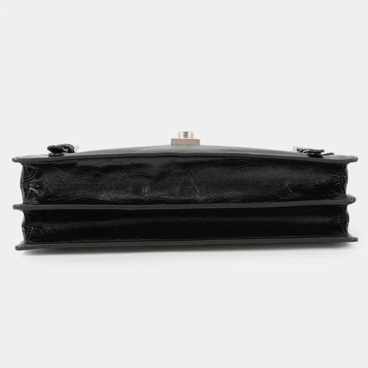 Pre Owned Prada 2025Ss 2Way Shoulder Bag Black Leather Size Medium