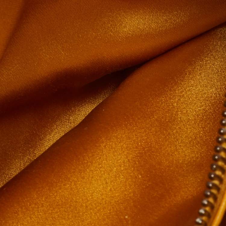 Pre Owned Prada Brown/Grey Python Zip Clutch