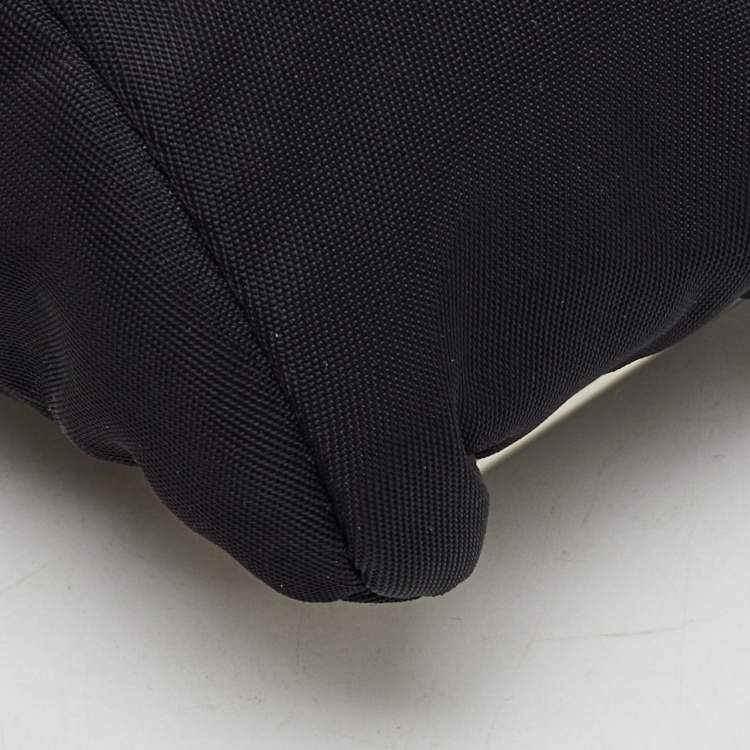 Pre Owned Prada Black Nylon Logo Wrist Pouch