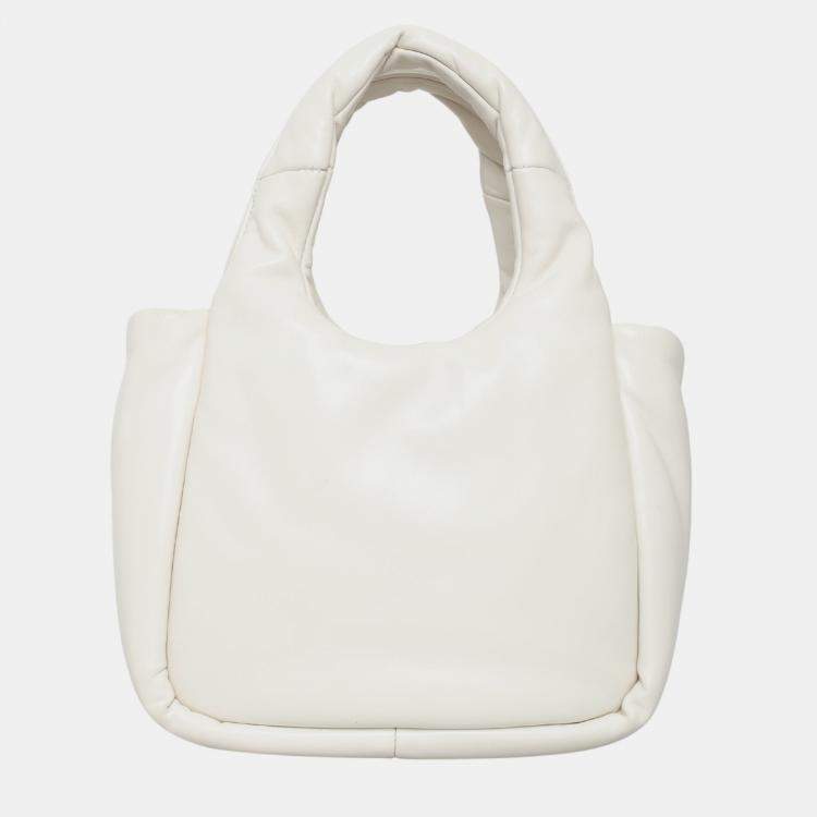 Pre Owned Small Padded Leather Tote