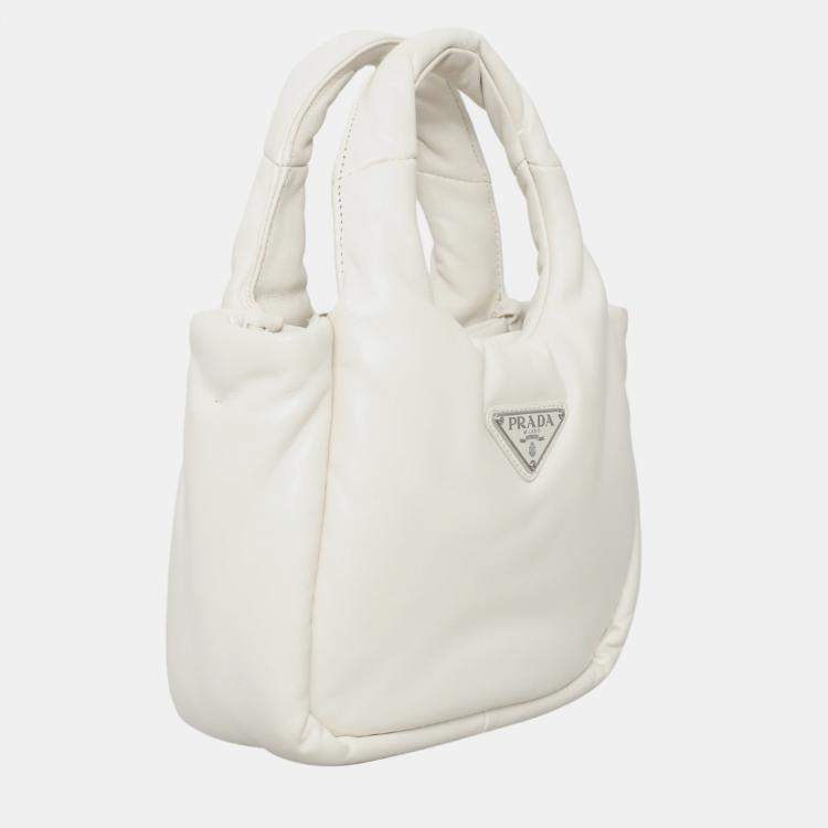 Pre Owned Small Padded Leather Tote