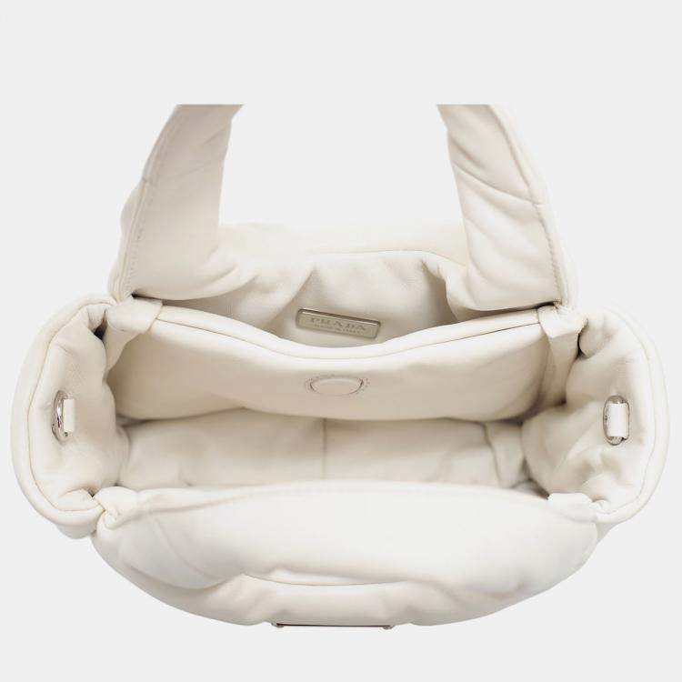 Pre Owned Small Padded Leather Tote