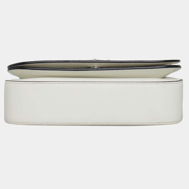 Pre Owned Brushed Leather Shoulder Bag