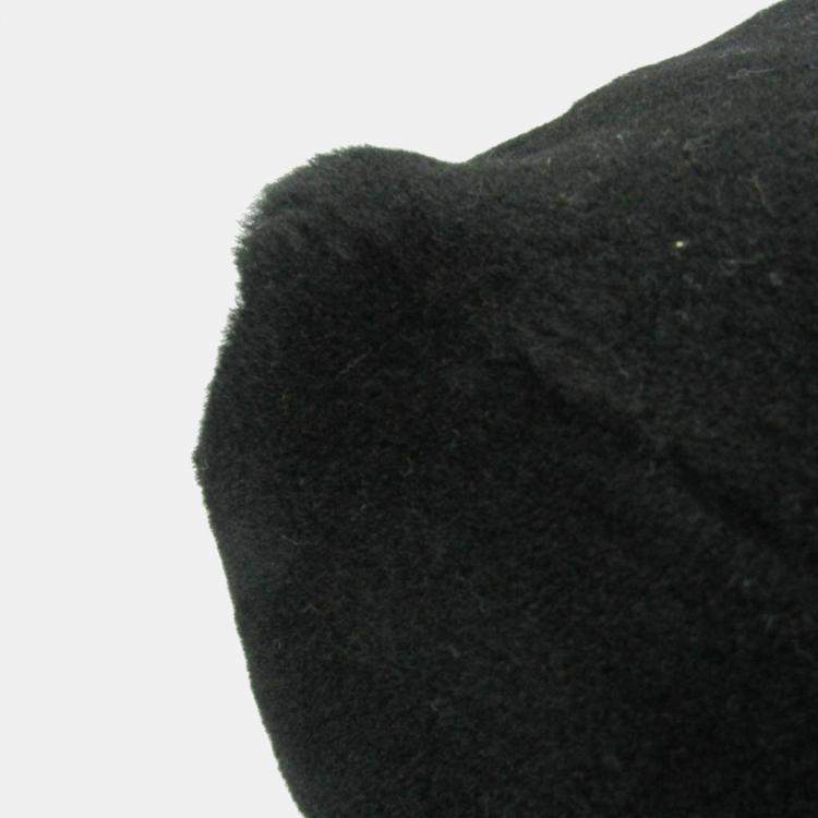 Pre Owned Prada Montone Fur Tote Bag Black