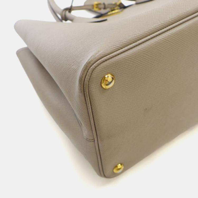مملوكة مسبقًا Prada Saffiano Double Cuir Tote