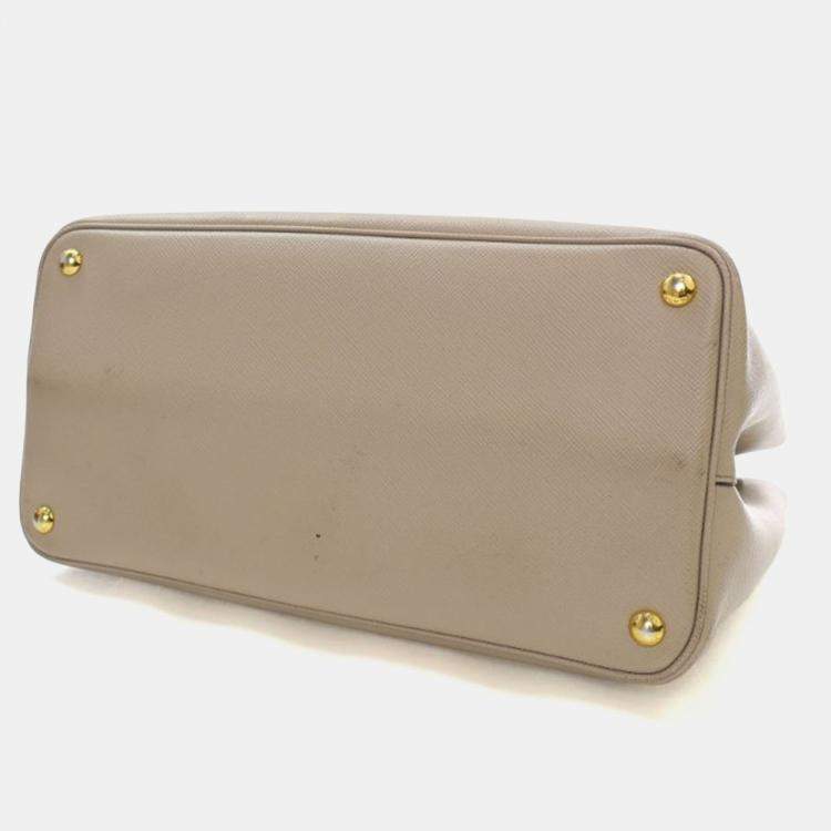 مملوكة مسبقًا Prada Saffiano Double Cuir Tote