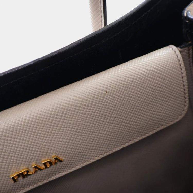 مملوكة مسبقًا Prada Saffiano Double Cuir Tote