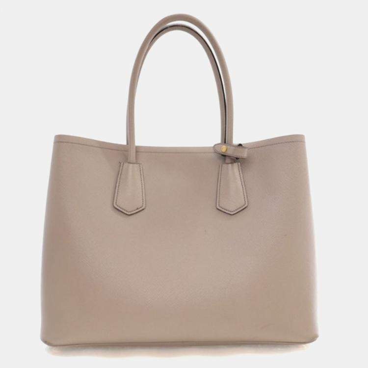 مملوكة مسبقًا Prada Saffiano Double Cuir Tote