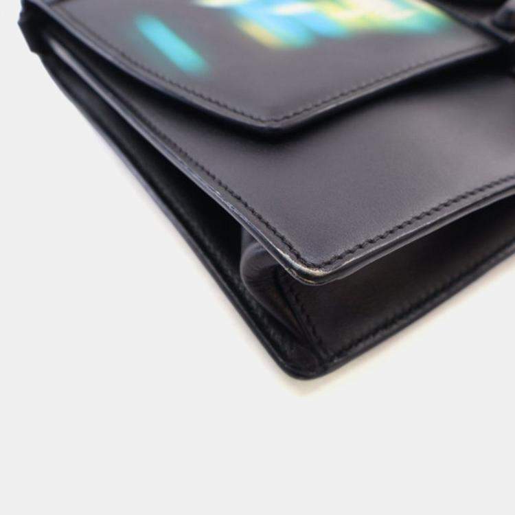 Pre Owned Prada Saffiano City Lights Elektra Shoulder Bag