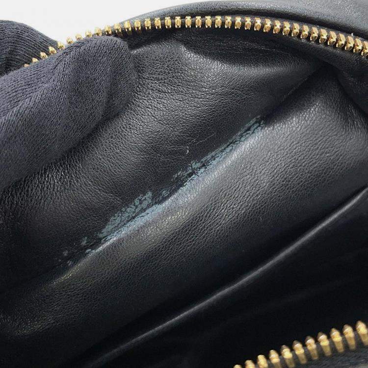 Pre Owned Prada Quilted 2Waybag Black Leather
