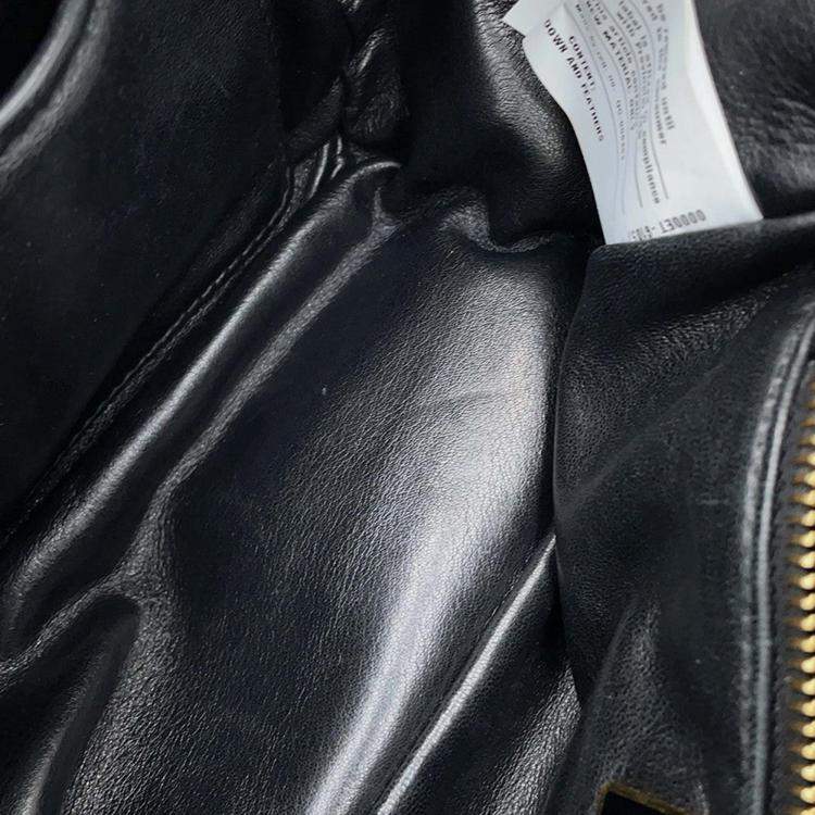 Pre Owned Prada Quilted 2Waybag Black Leather