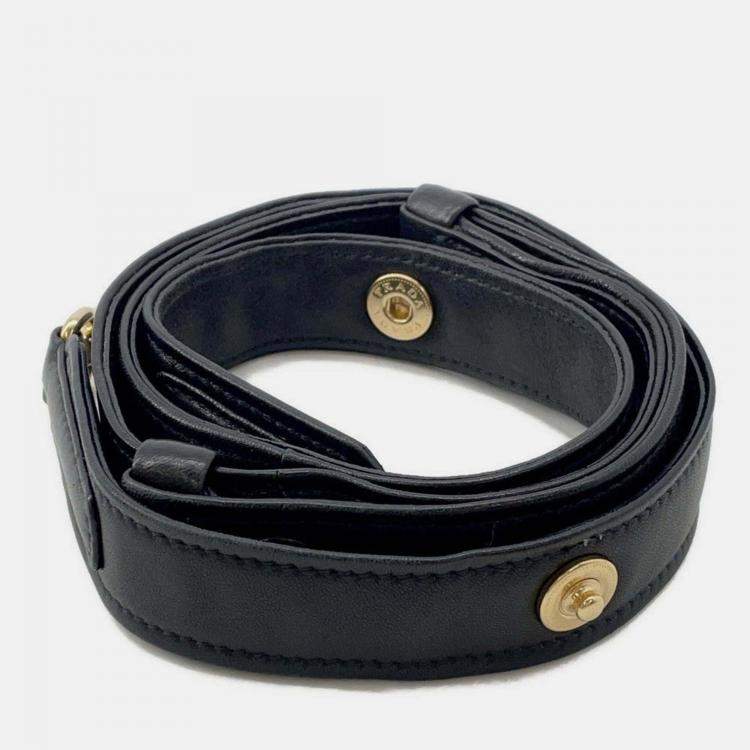 Pre Owned Prada Quilted 2Waybag Black Leather