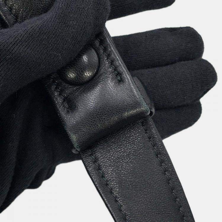 Pre Owned Prada Quilted 2Waybag Black Leather