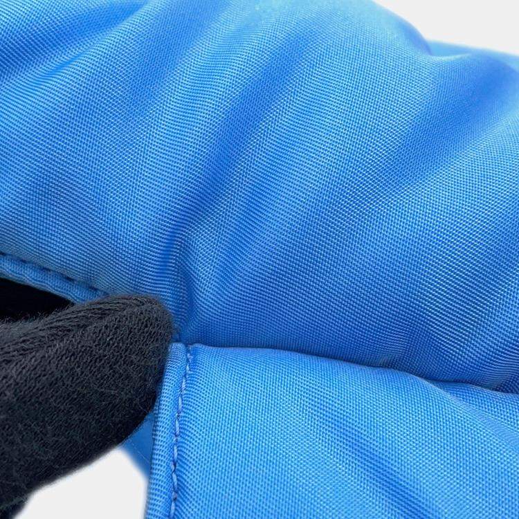 Pre Owned Prada Padded Re-Nylon 2-Way Handbag Light Blue Nylon