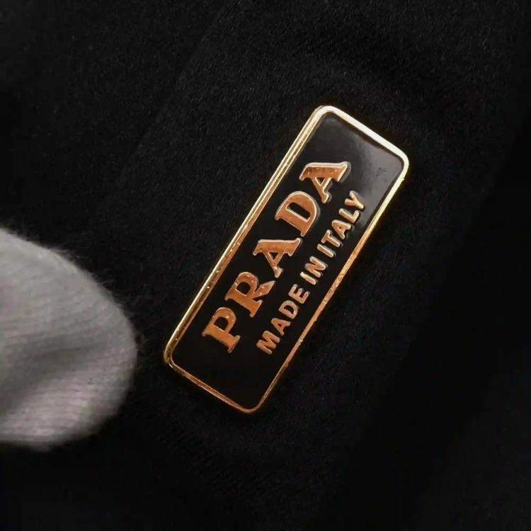 Pre Owned Prada Black Nylon Shoulder Bag