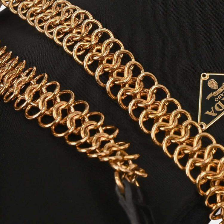 Pre Owned Prada Black Nylon Shoulder Bag