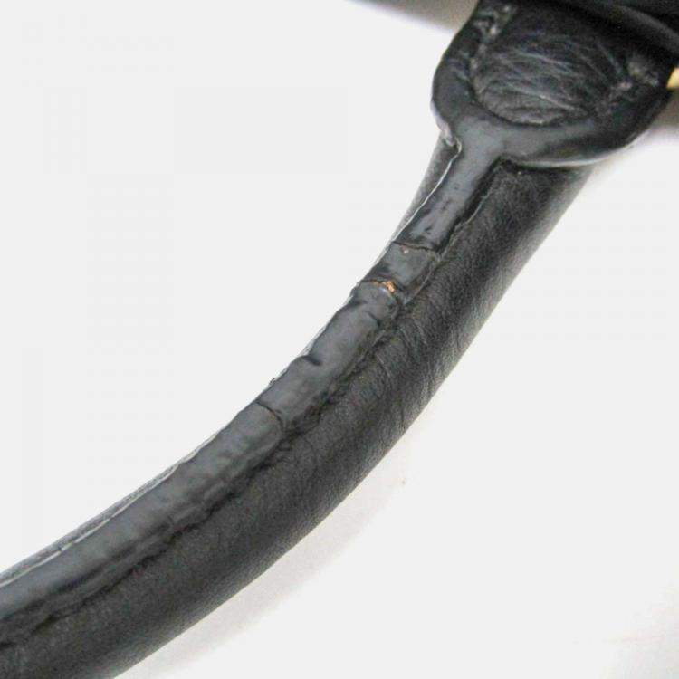 Pre Owned Prada Vitello Phenix Leather Handbag Black