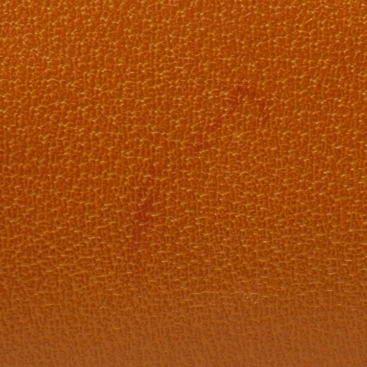 Pre Owned Prada Beige/Tan Canvas and Cinghiale Leather Top Handle Bag