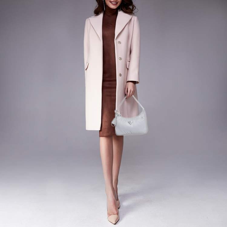 Pre Owned Prada Light Lilac Nylon Re-Edition 2000 Shoulder Bag