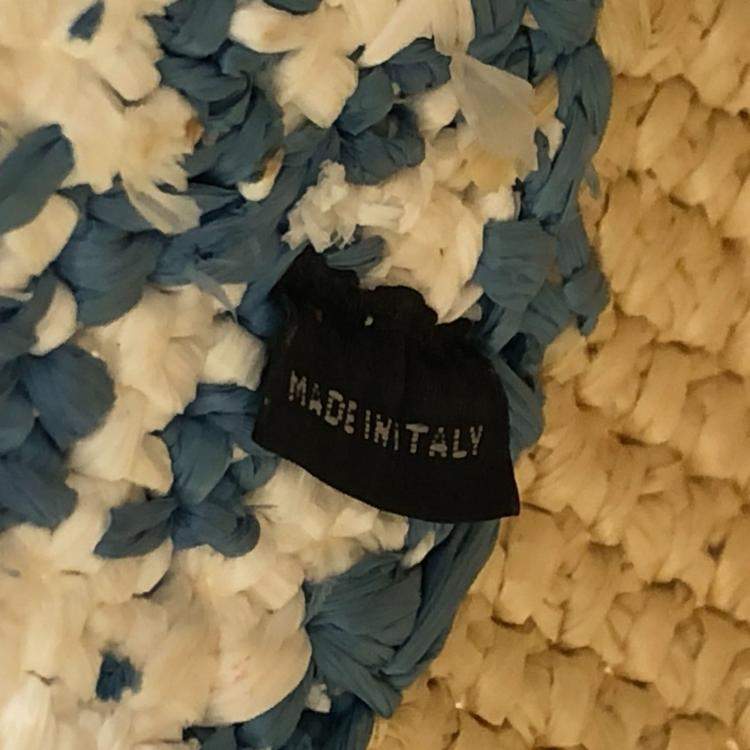 Pre Owned Prada Logo St. Barths Limited Edition Small Handbag Raffia Beige