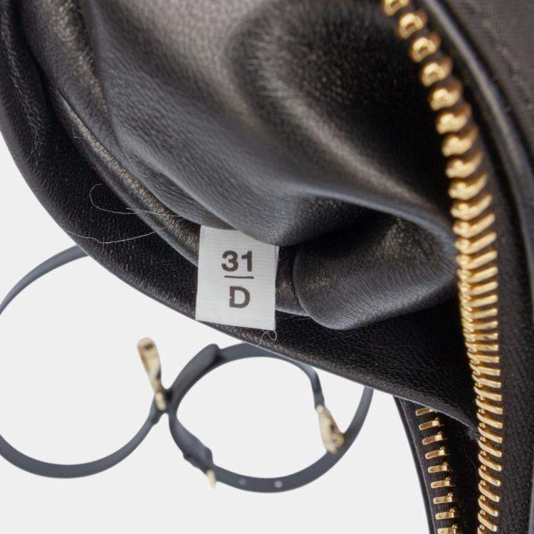 Pre Owned Prada Black Small Re Nylon and Leather Arque Satchel