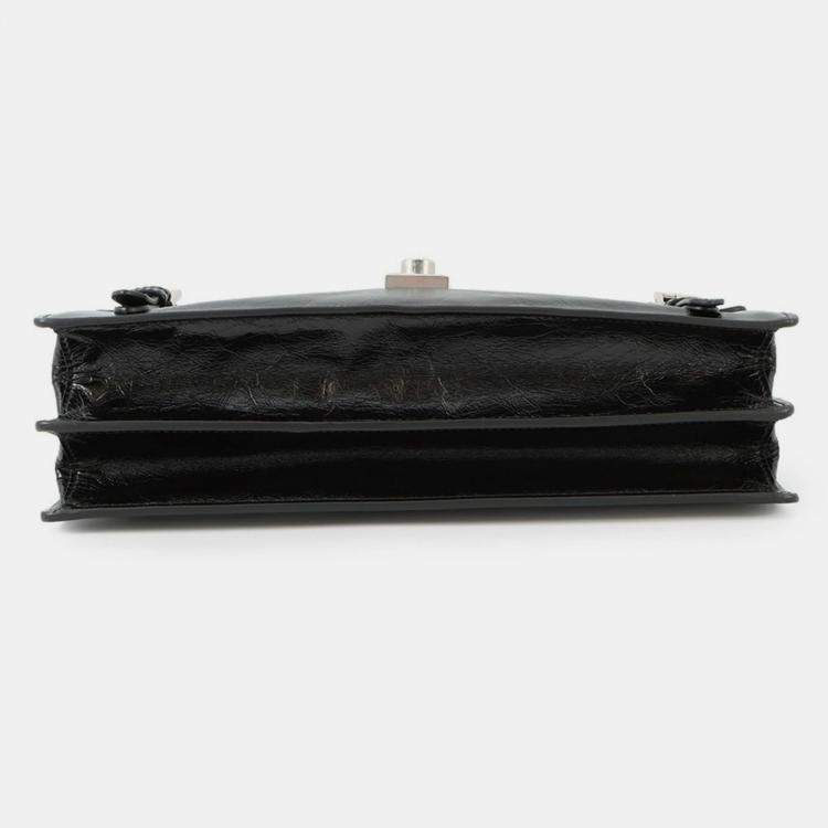Pre Owned Prada Medium Leather Handbag 1Bn026 Prada 2-Way Shoulder Bag In Black