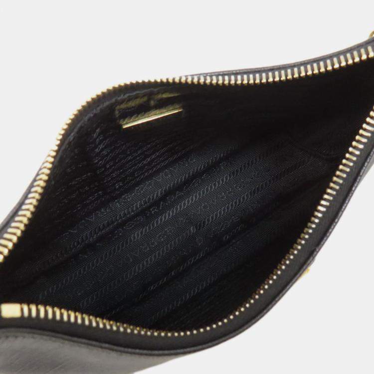 Pre Owned Prada Saffiano Shoulder Bag