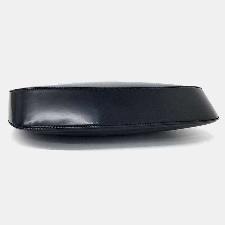 مملوكة مسبقًا Prada Black Leather Cleo Hobo Bag