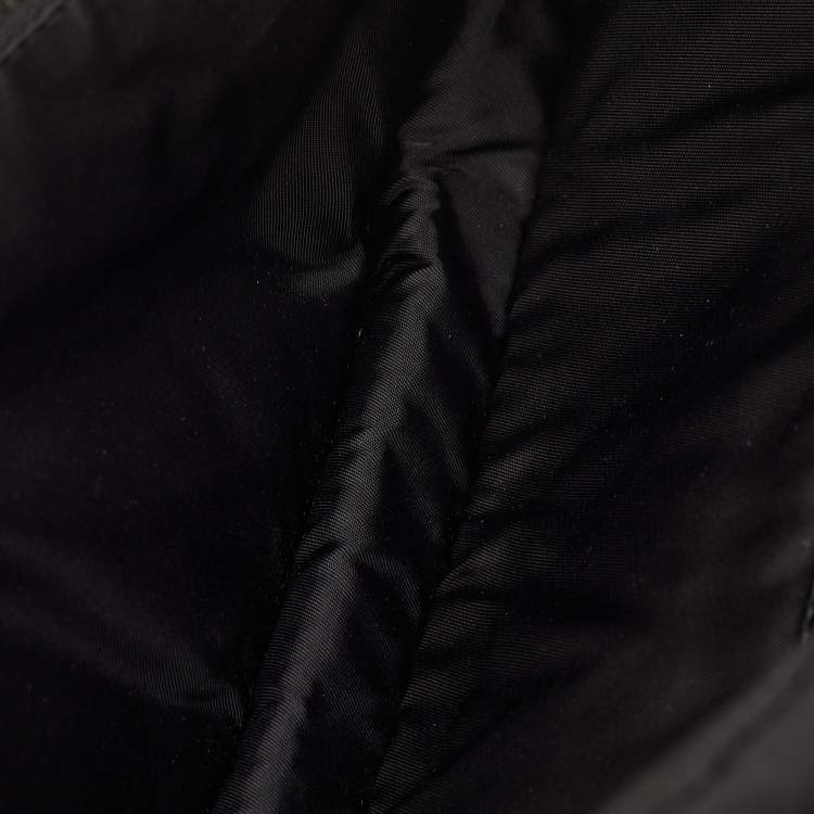 Pre Owned Prada Re-Nylon Black Nylon Elizabeth Diller Multifunctional Clutch