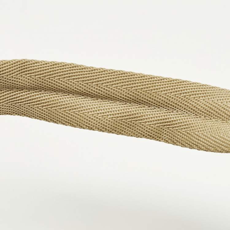 Pre Owned Prada Re-Edition 2000 Cream Nylon Shoulder Bag