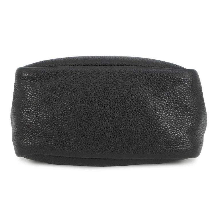 مملوكة مسبقًا Prada Vitello Dino 2Way Handbag Black Leather Size Small