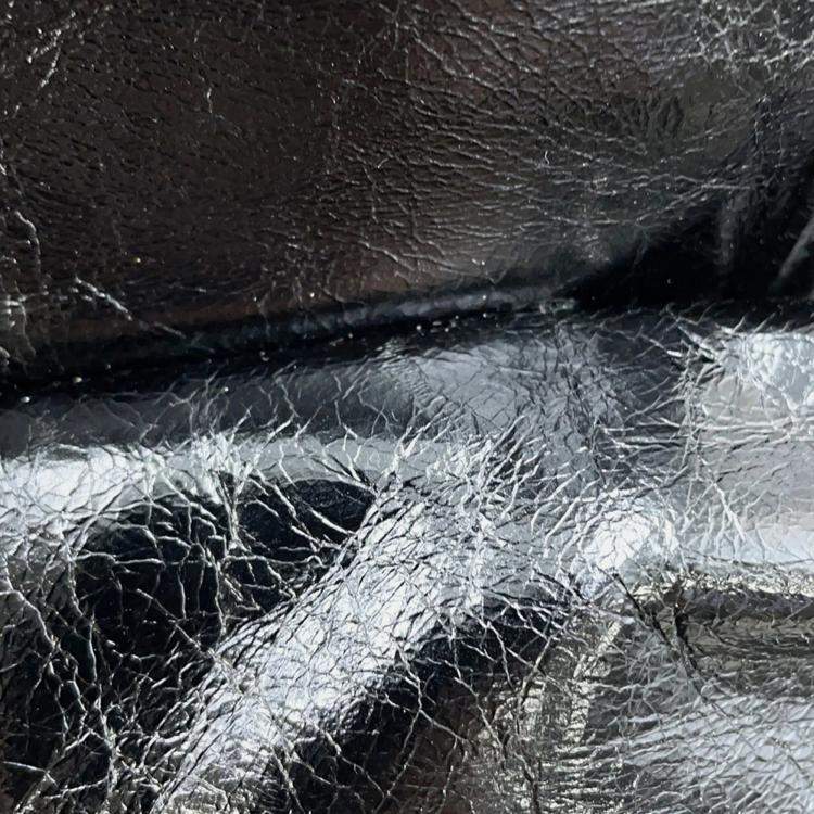 Pre Owned Prada Triangle Calfskin Body Bag Black