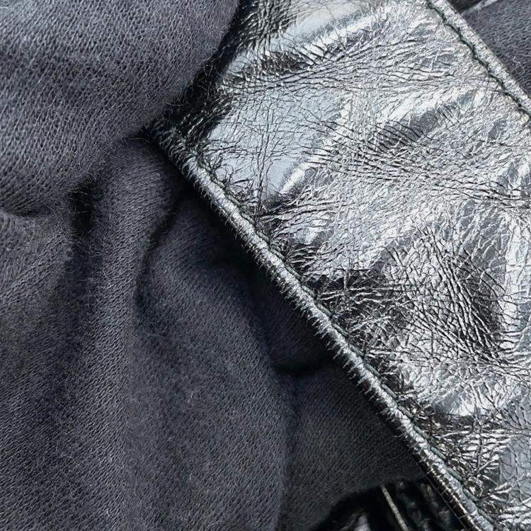 Pre Owned Prada Triangle Calfskin Body Bag Black