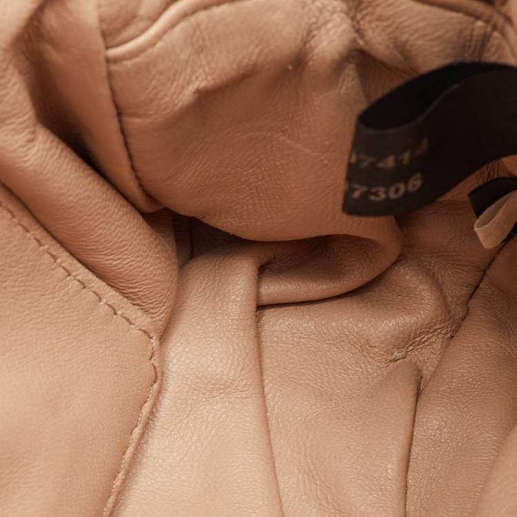 Pre Owned Prada Beige/Brown Python Crossbody Bag