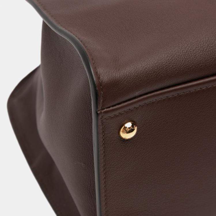 مملوكة مسبقًا Prada Brown Large Leather Tote