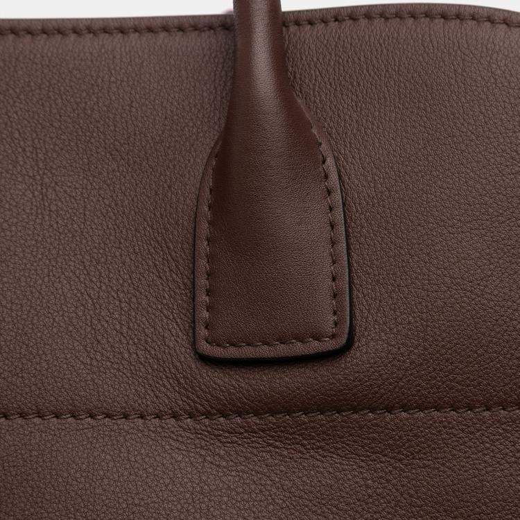 مملوكة مسبقًا Prada Brown Large Leather Tote