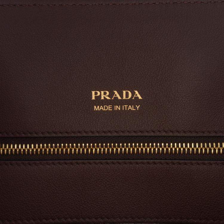 مملوكة مسبقًا Prada Brown Large Leather Tote